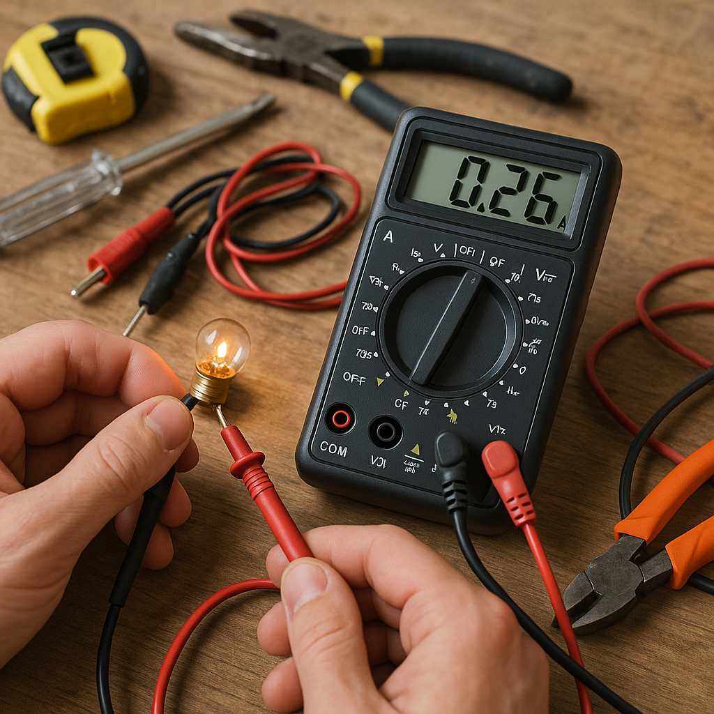 Amperomierz w praktyce majsterkowicza – do czego może się przydać.