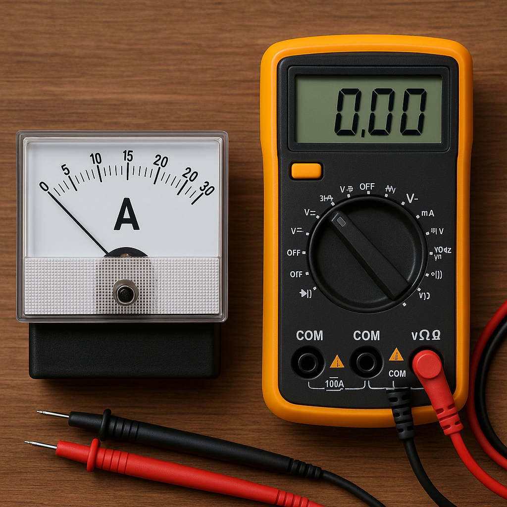 Amperomierz a multimetr – kiedy używać którego urządzenia.