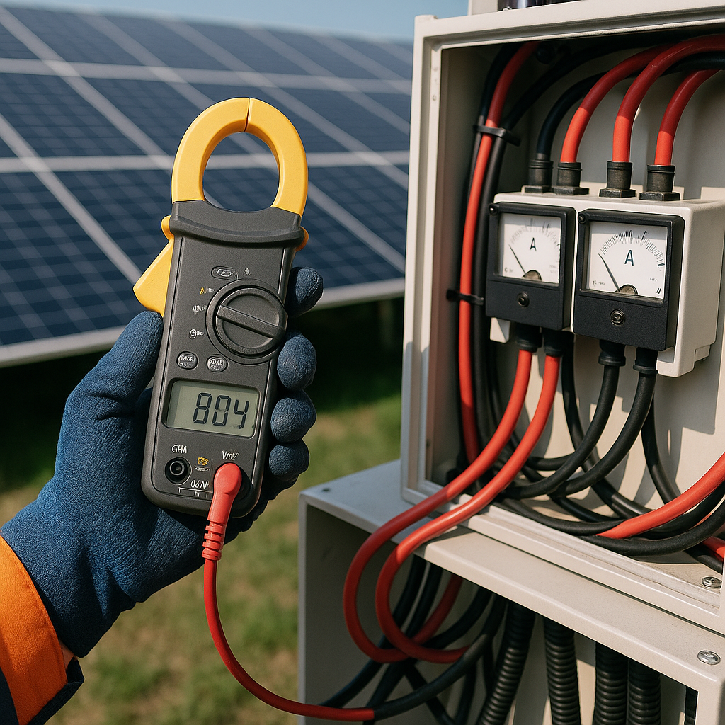 Amperomierze w systemach fotowoltaicznych – jak monitorować przepływ prądu.