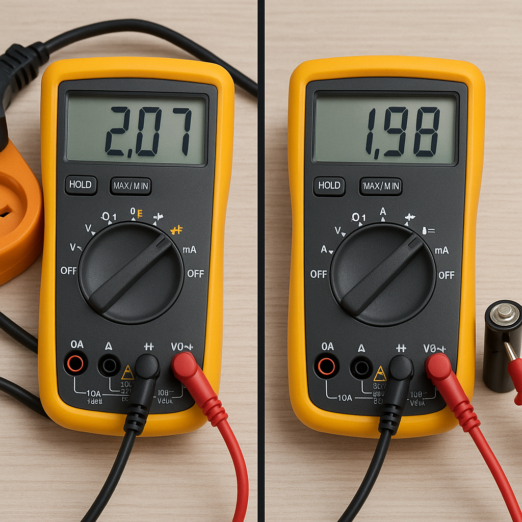 Jak mierzyć prąd przemienny i stały – różnice w pomiarze.