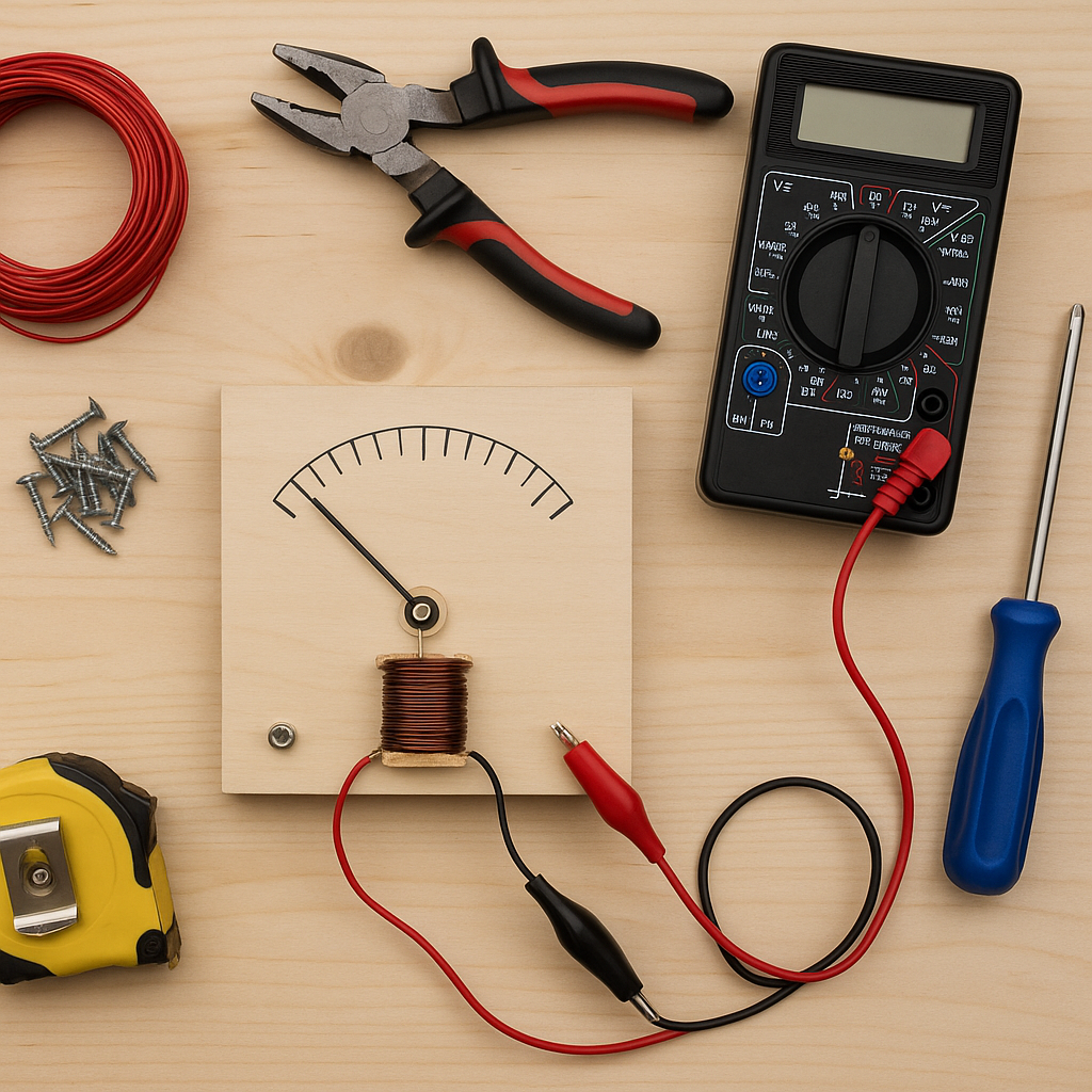 Jak zbudować prosty amperomierz samodzielnie.