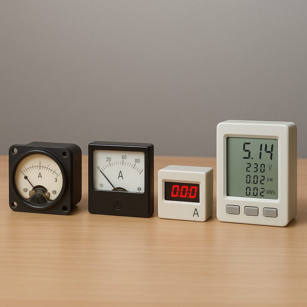 Historia amperomierzy – od wskazówkowych po inteligentne przyrządy.