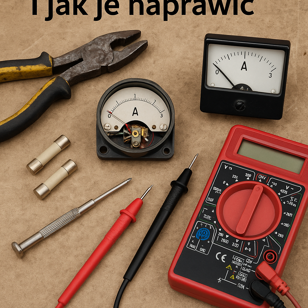 Najczęstsze awarie amperomierzy i jak je naprawić.