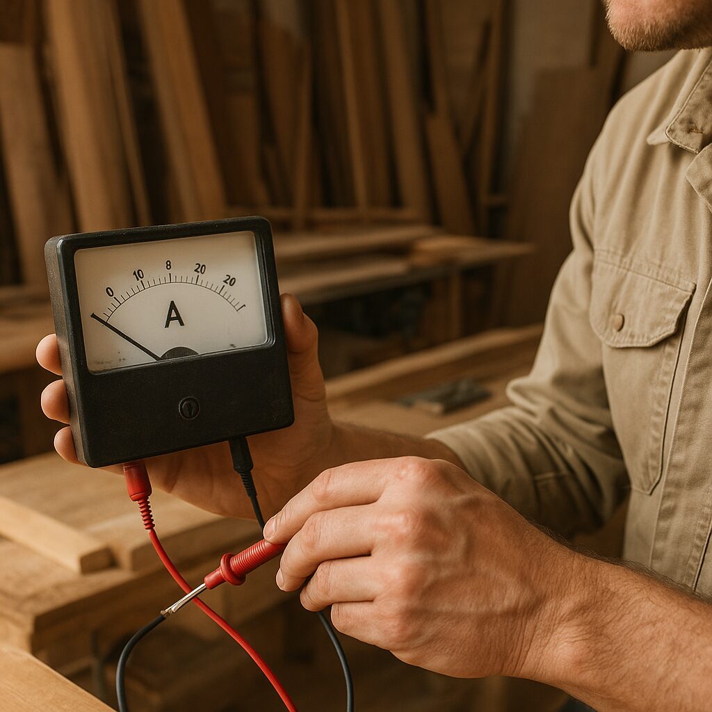 Zastosowanie amperomierzy w stolarnii