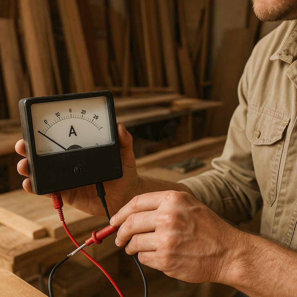 Zastosowanie amperomierzy w stolarnii