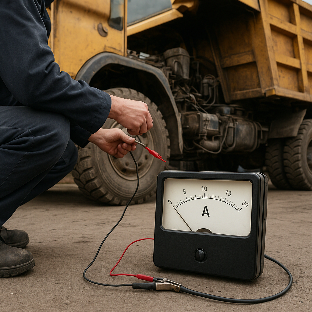 Amperomierz – zastosowanie w naprawie wywrotek