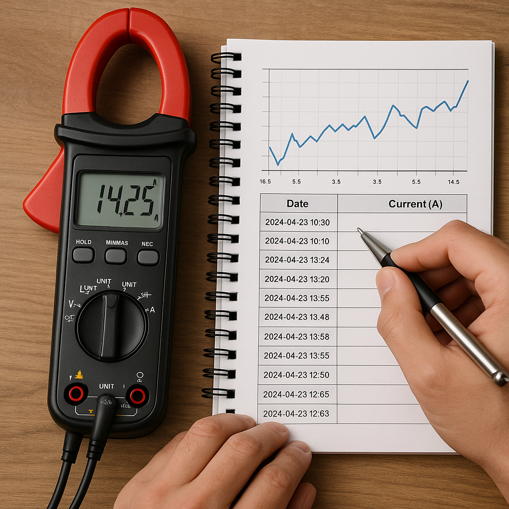Amperomierze z funkcją zapisu danych – jak analizować wyniki pomiarów.