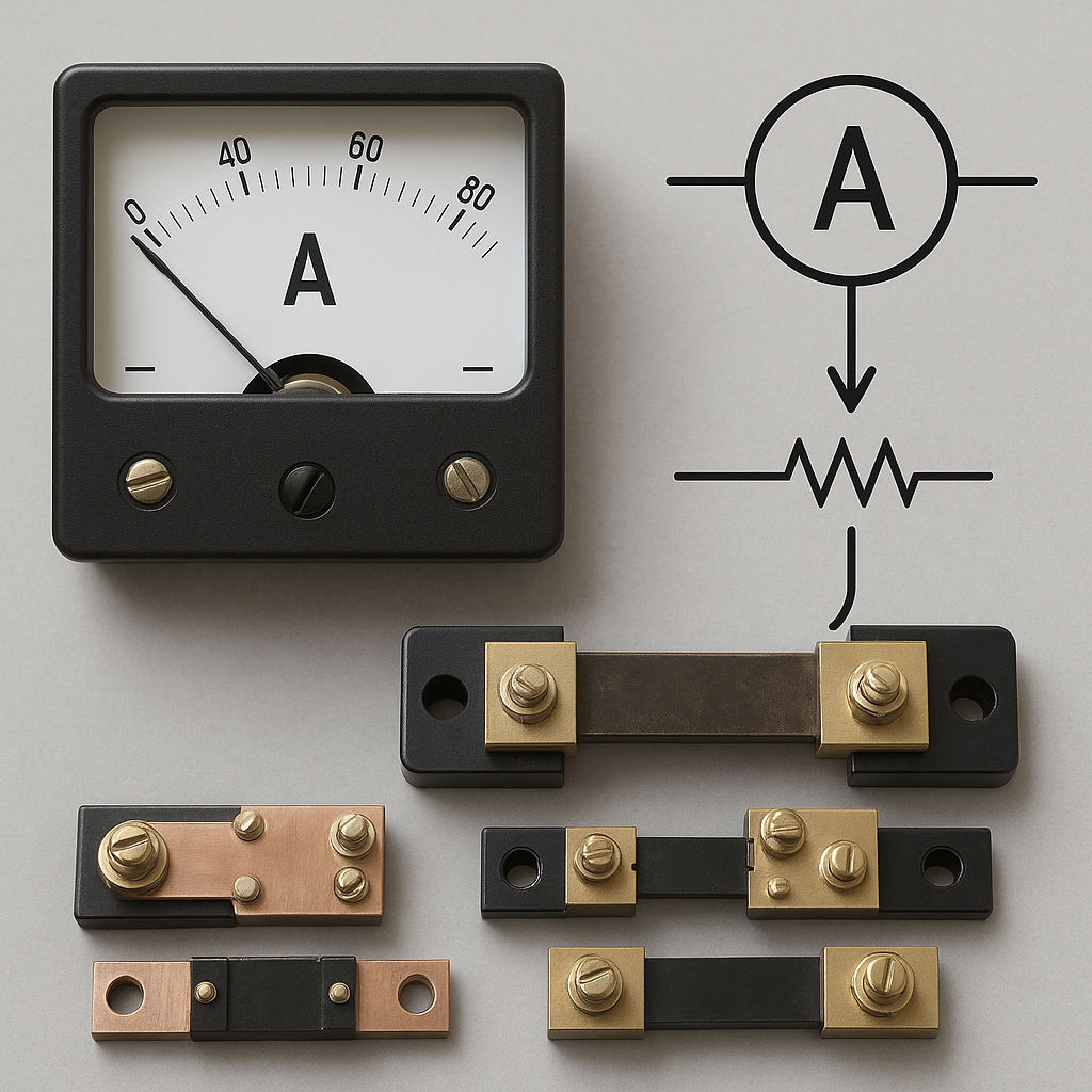 Jak dobrać bocznik do amperomierza panelowego.