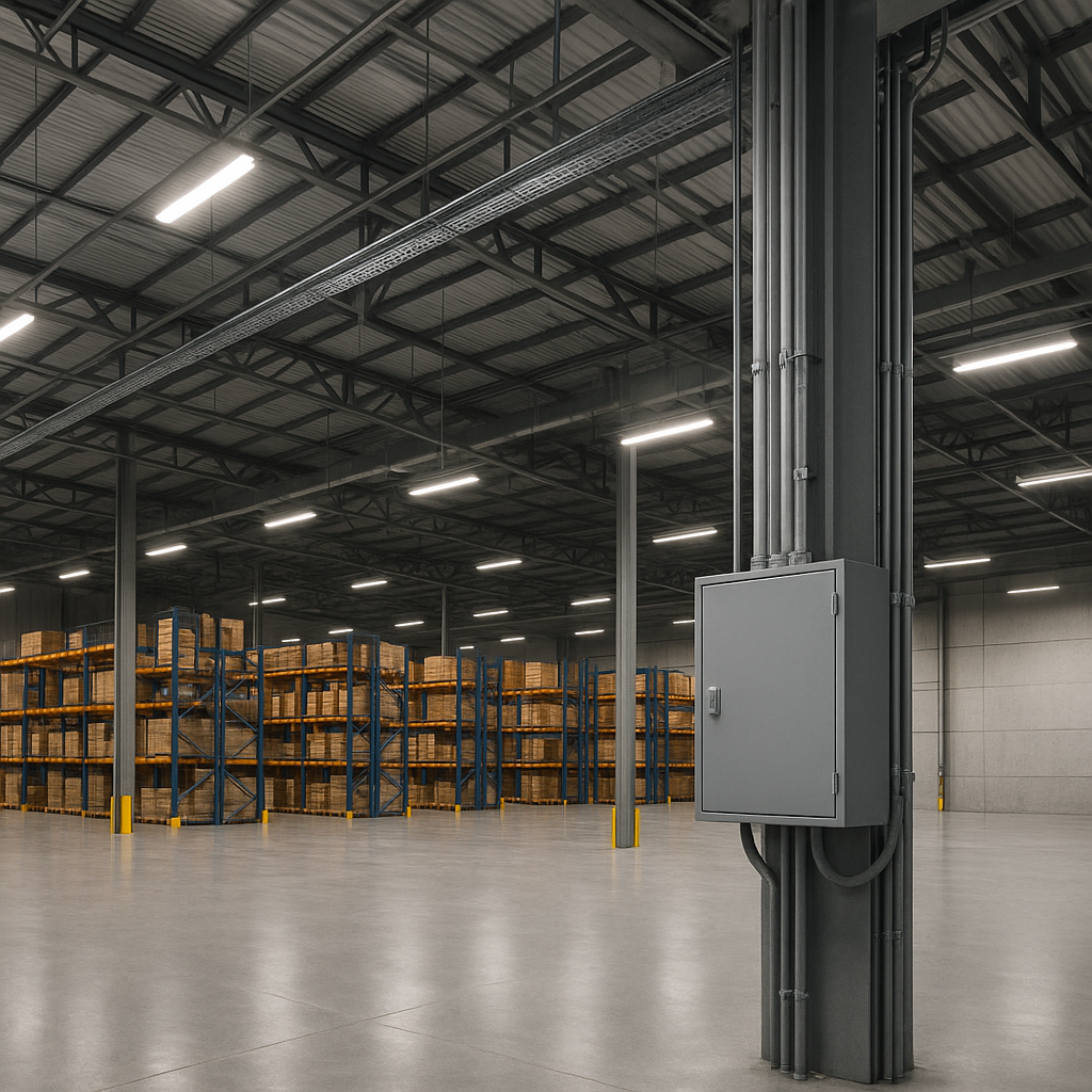 Instalacje elektryczne w halach magazynowych – co warto sprawdzić
