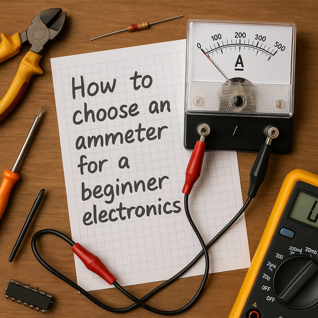 Jak wybrać amperomierz dla początkującego elektronika.