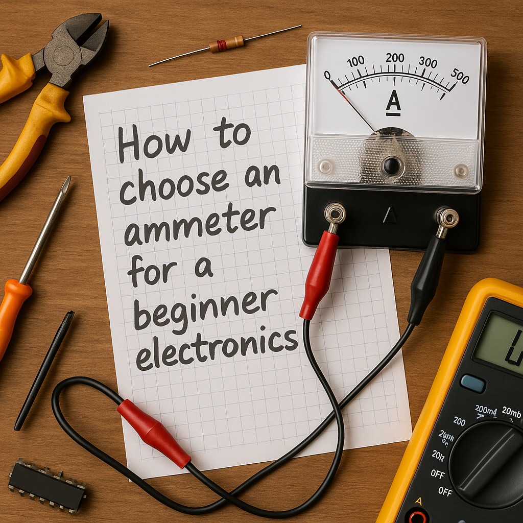 Jak wybrać amperomierz dla początkującego elektronika.