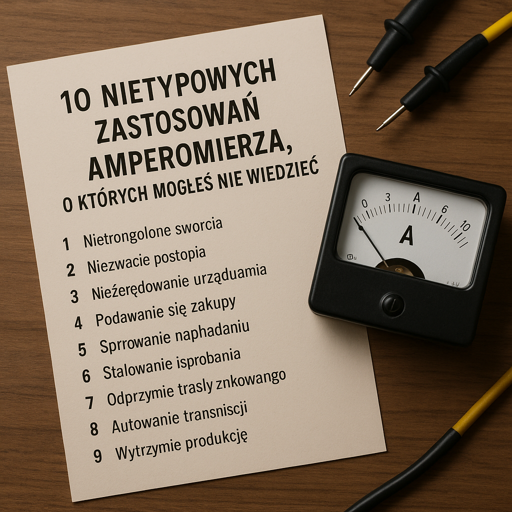 10 nietypowych zastosowań amperomierza, o których mogłeś nie wiedzieć.