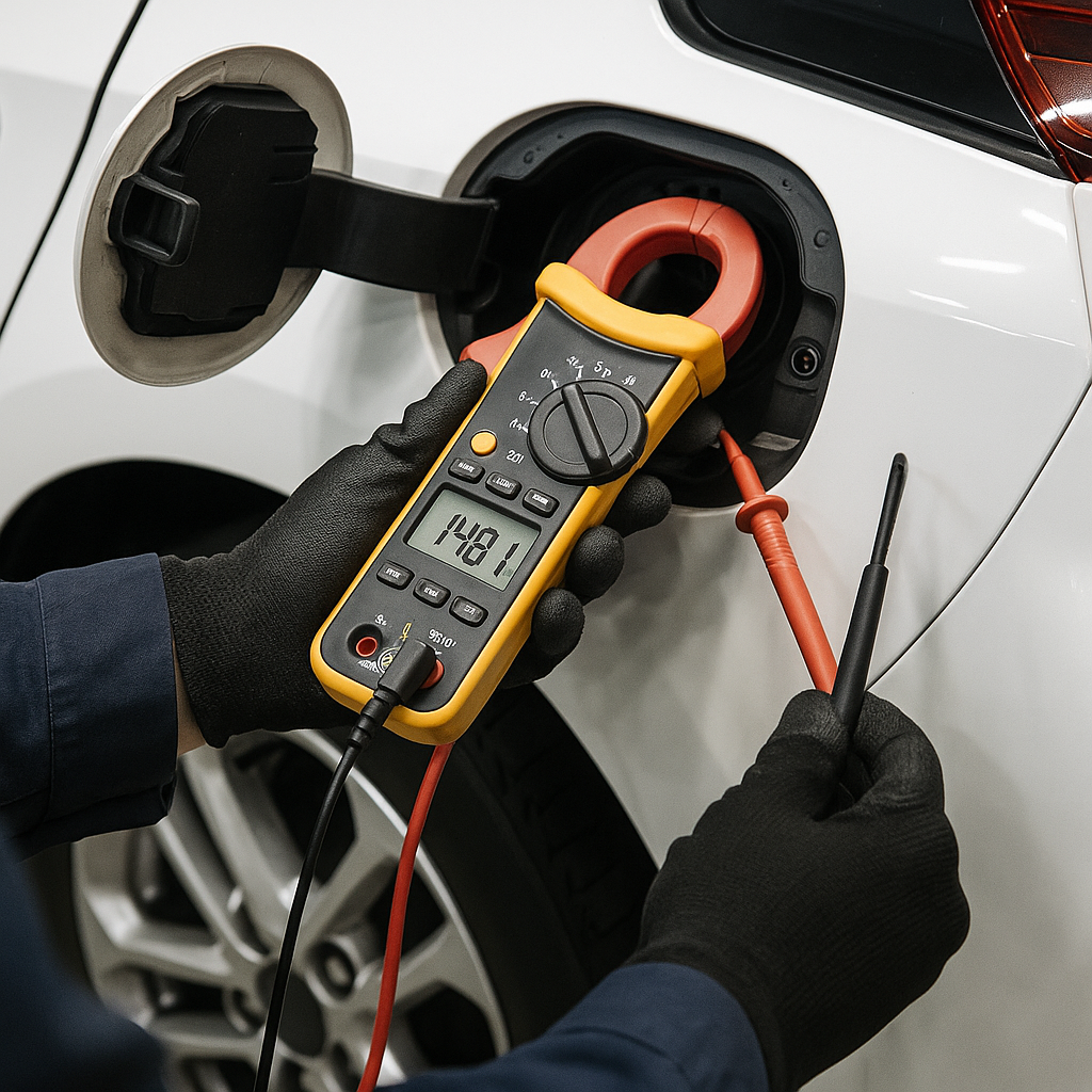 Pomiar prądu w pojazdach elektrycznych – wyzwania techniczne.