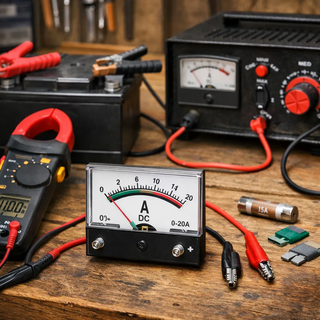 Jak dobrać amperomierz do pracy z prostownikiem.
