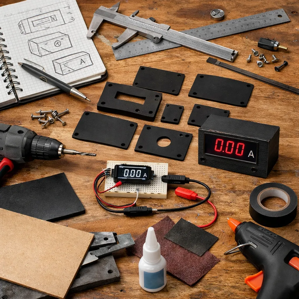 Jak zaprojektować obudowę do amperomierza DIY.