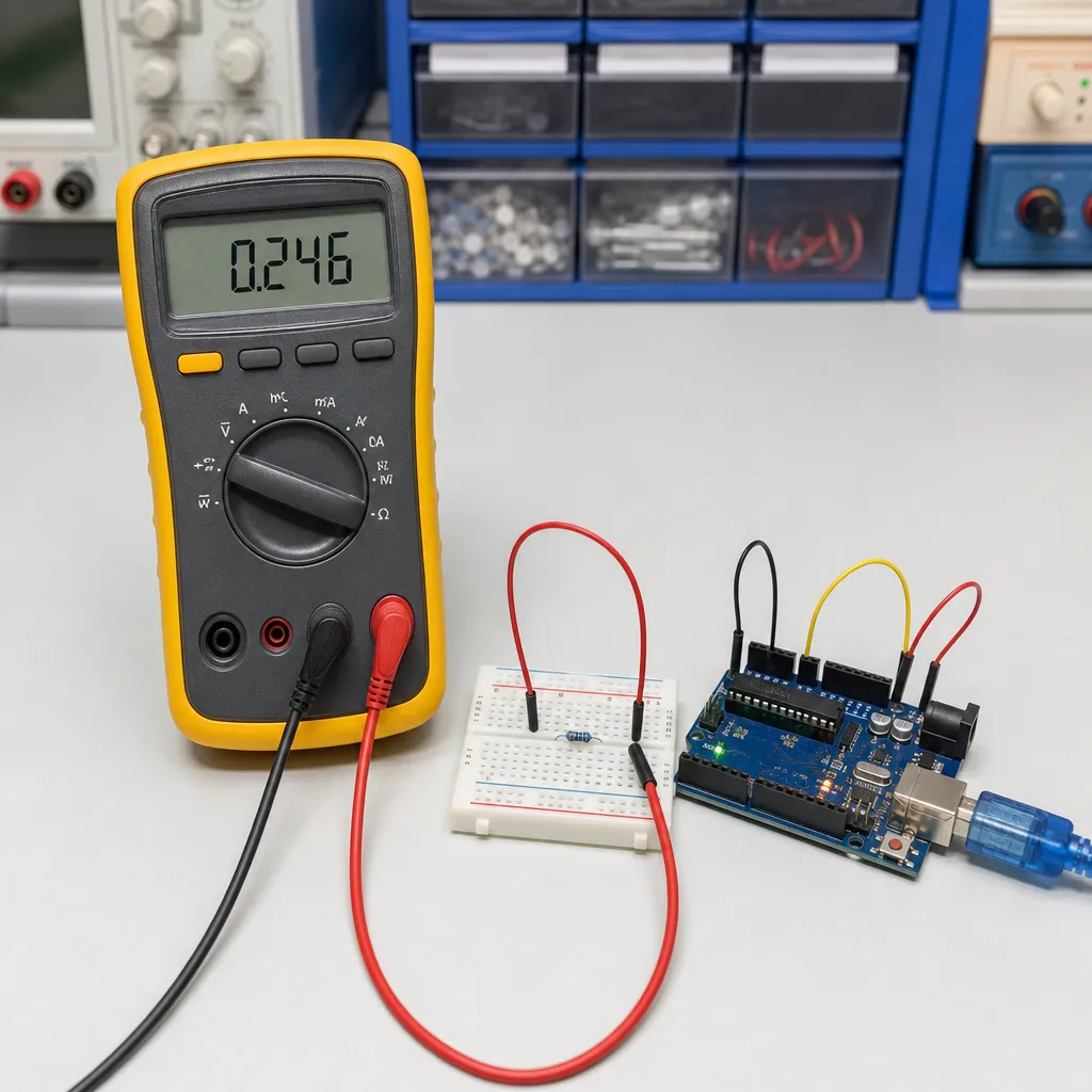 Jak podłączyć amperomierz do układu Arduino