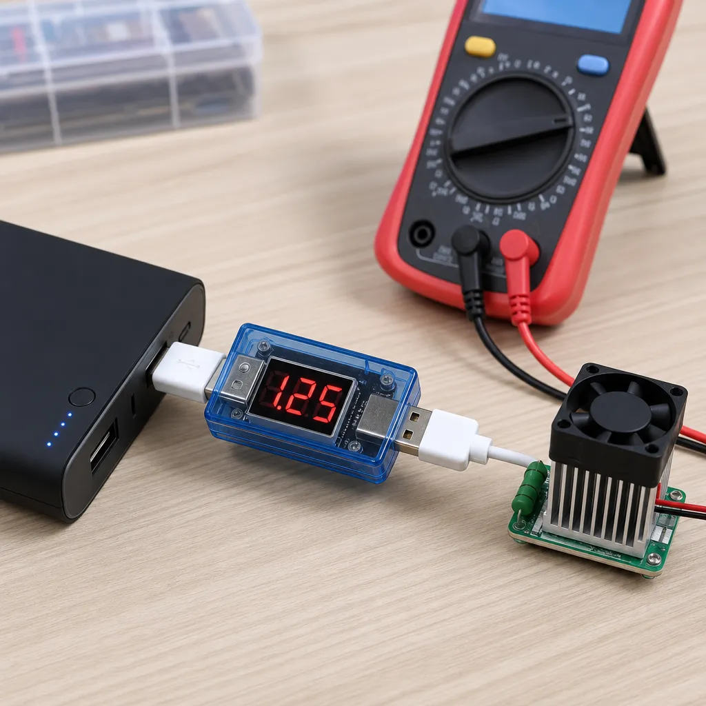 Jak podłączyć amperomierz USB