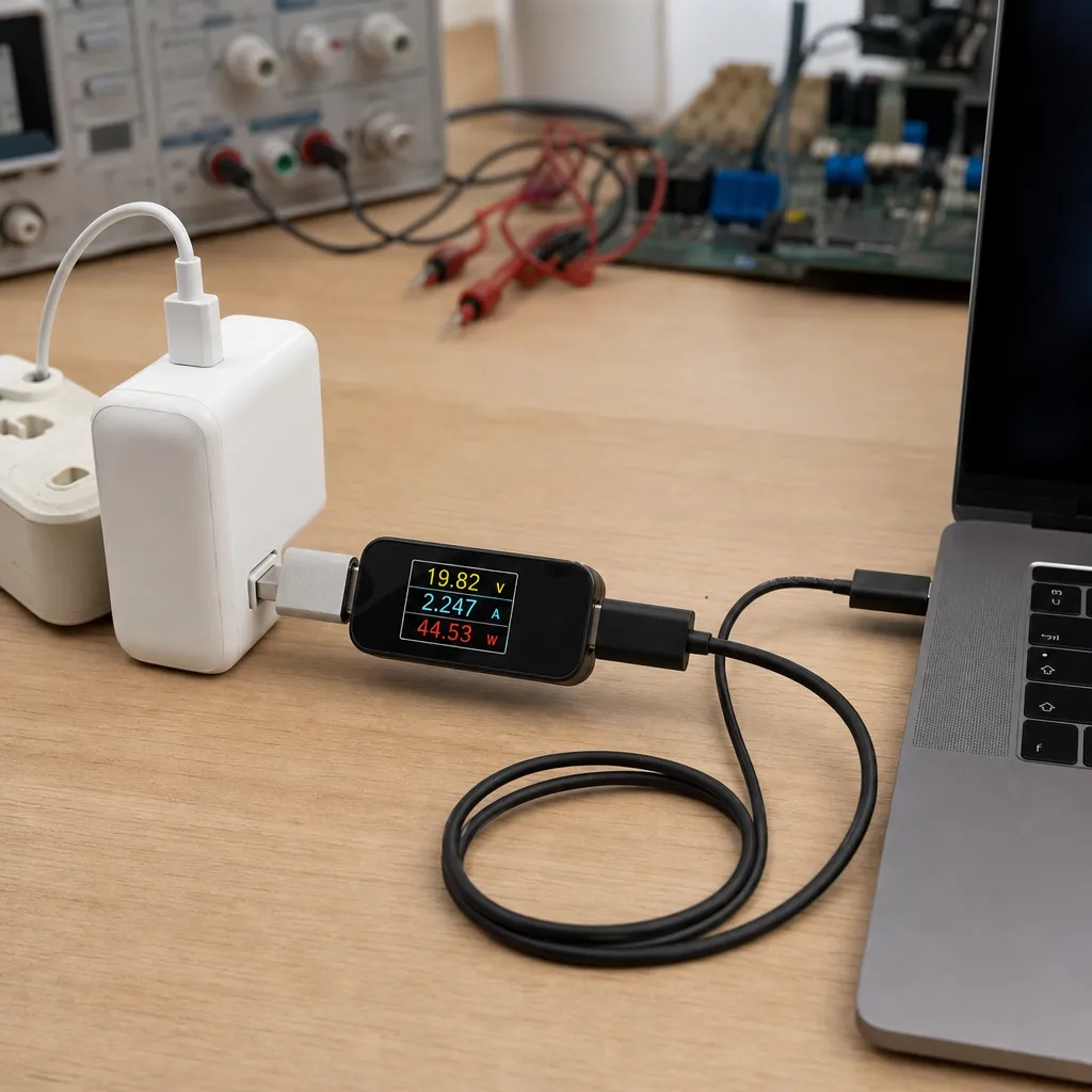 Amperomierz USB-C – pomiar prądu przy Power Delivery